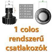   Locsol csatlakoz